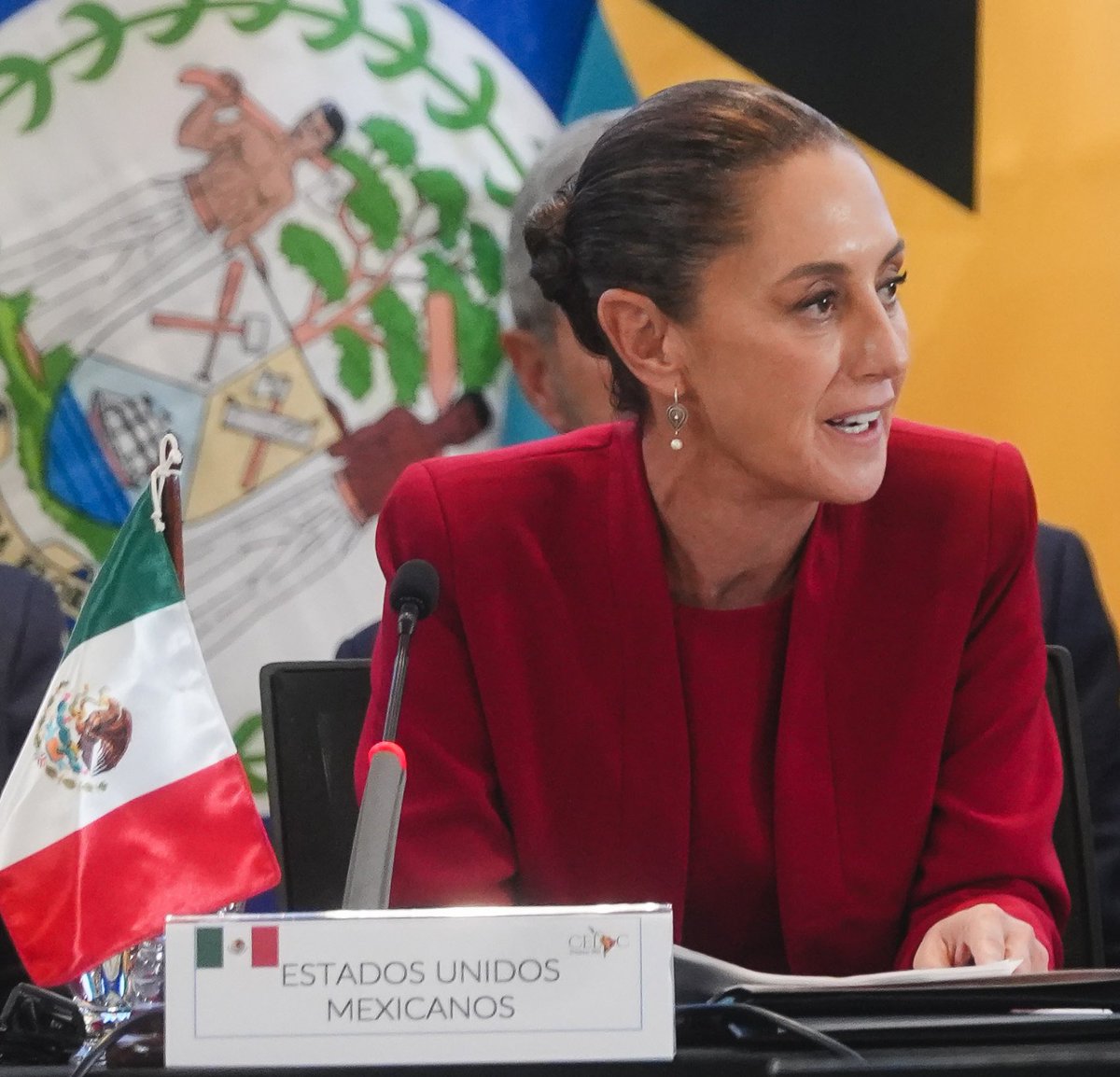 julioc_moreno's tweet photo. Felicitamos a la Presidenta @Claudiashein por su propuesta en la IX Cumbre de la CELAC en Tegucigalpa, Honduras: una Cumbre por el bienestar económico de América Latina y el Caribe, con integración regional, prosperidad compartida y el respeto a la soberanía de los pueblos.

#JCM https://t.co/NsQysat0Qp