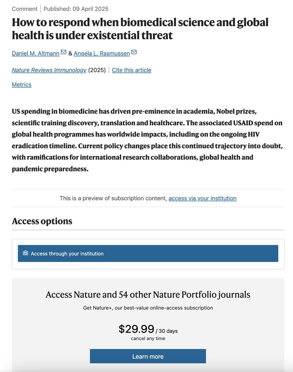 Here is how NOT to respond when science is under existential threat