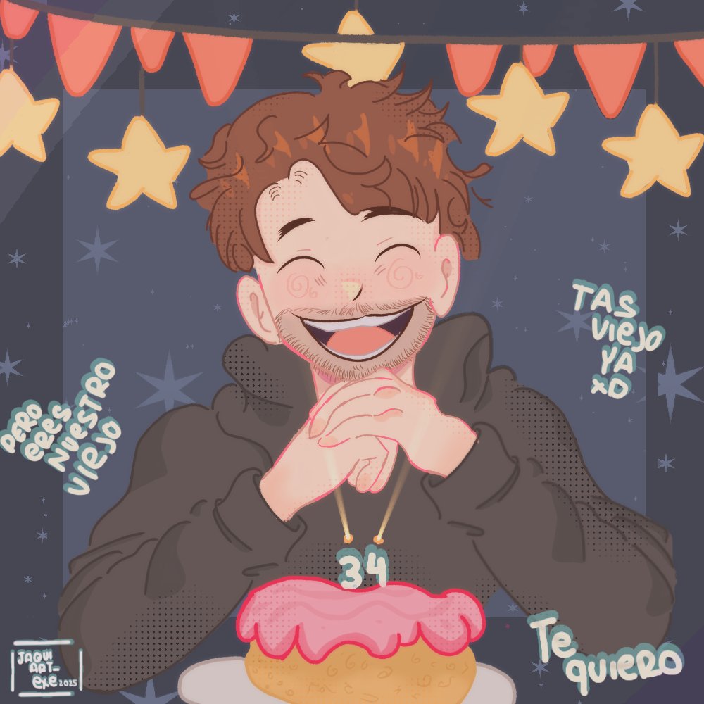 ✨🫶🏻 Feliz cumpleaños <a href="/DonReborn2/">Reborn</a> no se si vayas a estar hoy aquí en Twitter pero ya eres un año más viejo cabrón:'u JAJAJAJA, Te quiero mucho y te deseo todo lo bonito uwu, Eres y serás muy importante para mí, Te quiero mucho Reb, Espero te guste el Dibujo ✨