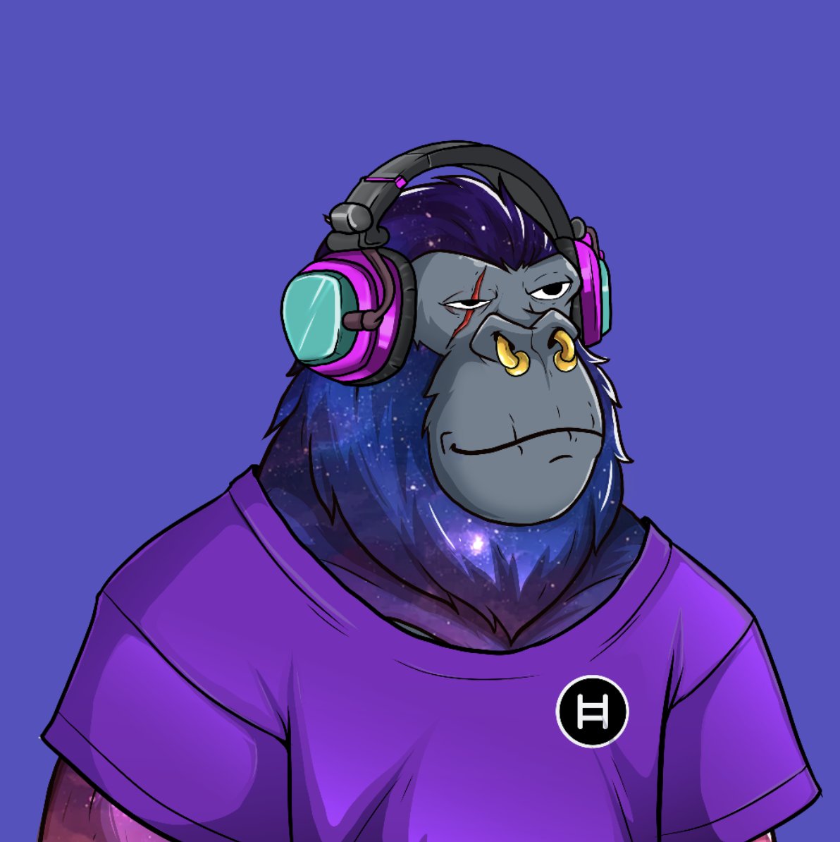 GIVEAWAY TIME!!! We are giving away this galaxy skin APE from The Ape Anthology Collection now live on <a href="/SentX_io/">SentX</a>.  Go mint yourself an APE! 

1. Like and Retweet 
2. Follow @kokomemecoin
3. Tag 3 Friends  

⏰ 72 Hours $hbar $sol $eth $ada $xrp $matic $algo