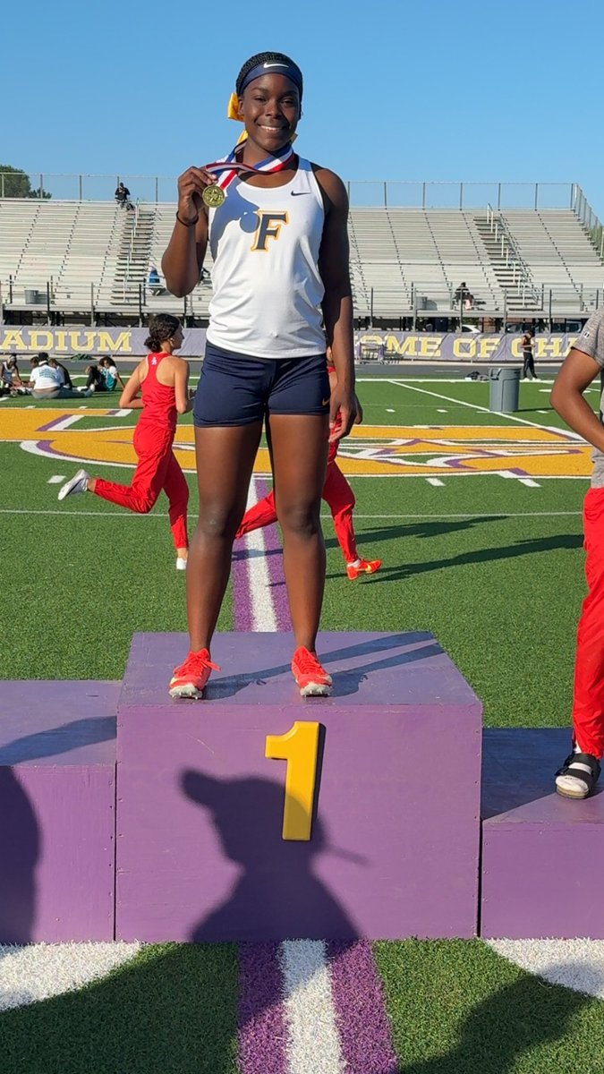 Allanah Shepherd ‘27
🥇 12.26 100M UIL 4A - Area 21 &amp; 22