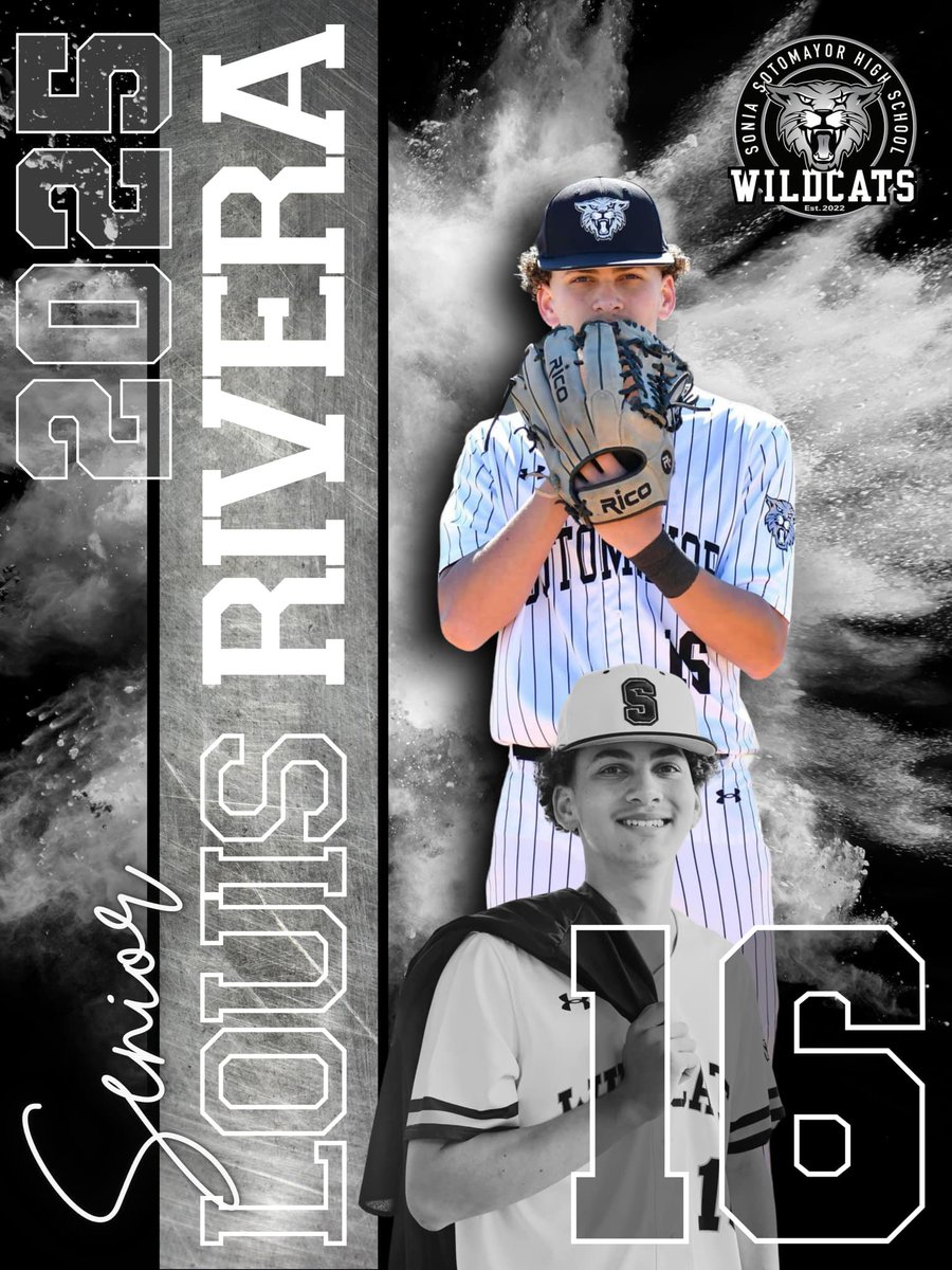 SOTOMAYOR WILDCAT BASEBALL (@sotocatbaseball) on Twitter photo Senior Spotlight: Louis Rivera, 3-Year Letterman, Pitcher/Outfielder/First Baseman Senior Spotlight: Louis Rivera, 3-Year Letterman, Pitcher/Outfielder/First Baseman