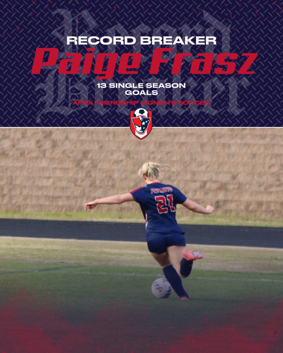 With her second goal of the match Paige Frasz breaks the single season school goal record!!! 
#coyp #patfam #3goals