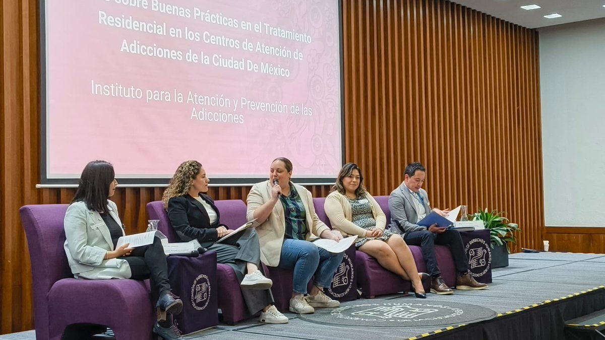 El IAPA lideró un importante Foro sobre buenas prácticas en centros de atención de adicciones (CAAs)

🤝 Especialista internacionales, federales y locales <a href="/CDHCMX/">CDHCM</a>  <a href="/IMSS_Bienestar/">IMSS Bienestar</a>   <a href="/conasamamx/">CONASAMA</a>  <a href="/ONUMX/">ONU México</a> , se unieron para impulsar una atención más humana. 

<a href="/GobCDMX/">Gobierno de la Ciudad de México</a> 
<a href="/SSaludCdMx/">Secretaría de Salud Pública de la Ciudad de México</a>
