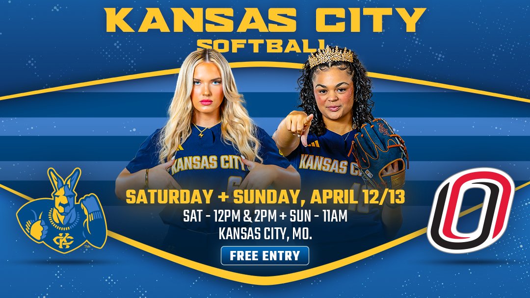 KCRoosAthletics's tweet photo. Hopping into an epic hometown weekend for @kcroossb at our home field, the KC Royals Urban Youth Academy (on 18th and Vine of KC Downtown)!
Our home KC Softball games are FREE for all fans!
#ROOUP | #DeclareKC | #KCcommitted | #RoosHouse | #GoRoosGo | #umkc https://t.co/VkCLZ9Kq9Z