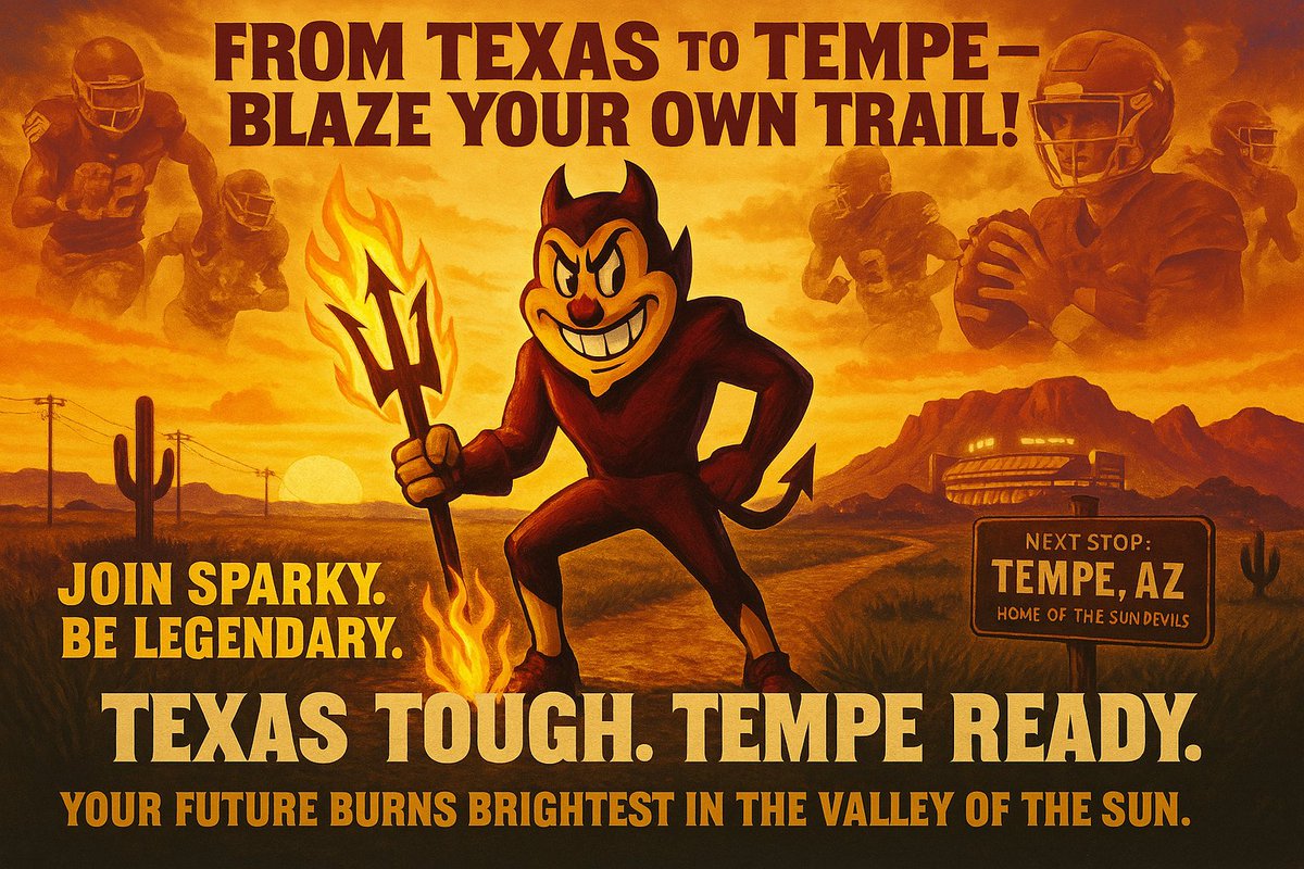 Darth__Devil's tweet photo. #TexasToTempe
I heard we have another Texan joining us? https://t.co/0ilakv8eZ5