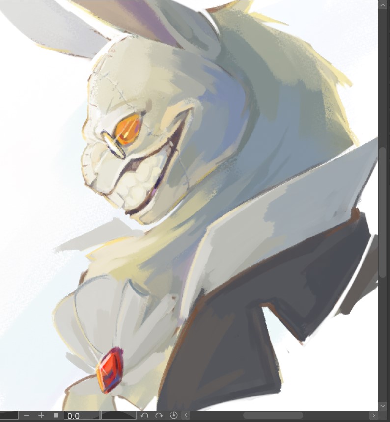 tsima_d's tweet image. trying to find the right brushes in CSP that resemble the ones I use in SAI
he had to participate in my experiments 😔

#devilmaycry #dmc #whiterabbit