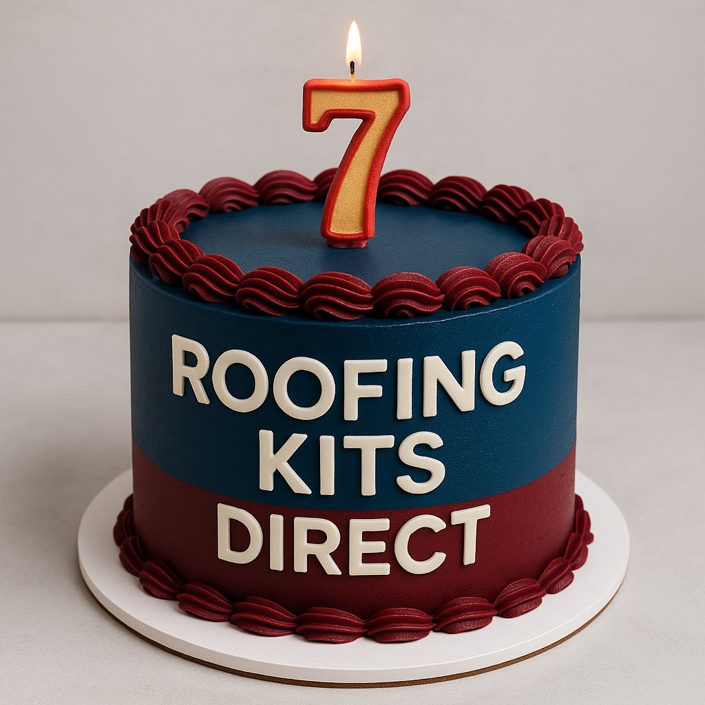 🎉 It's our 7th Birthday! 🎉
A huge thank you for all your support and orders over the years 🙌

To celebrate, enjoy a treat with code Birthday25 at checkout.
But hurry – it's only valid for 7 days! 🕒

#RoofingKitsDirect  #DiscountCode #LimitedTimeOffer