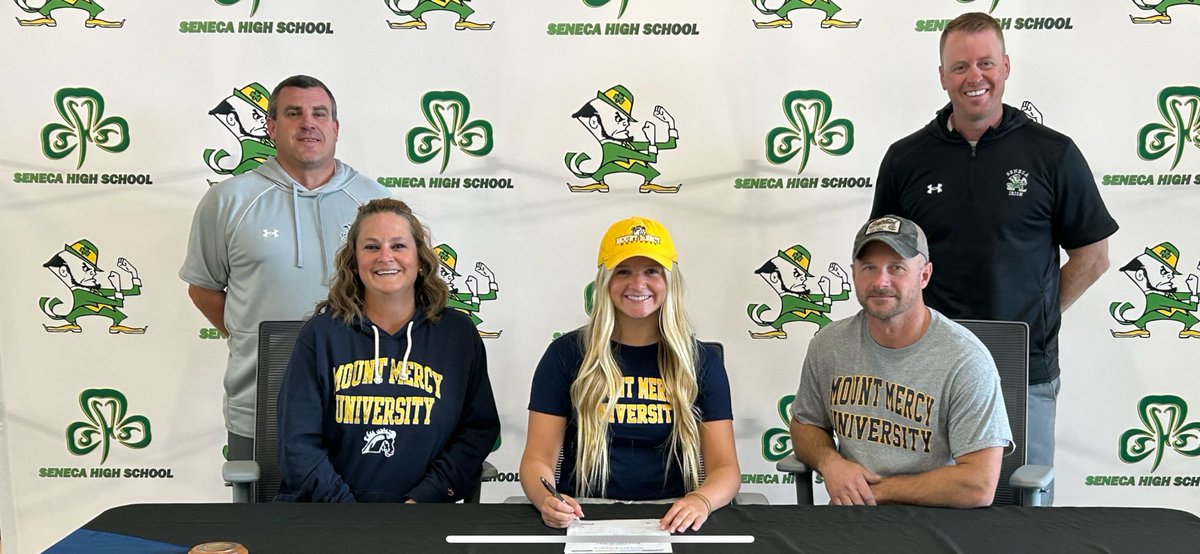 ☘️🏐☘️

Congratulations to Lainie Olson on signing to continue her volleyball career at Mount Mercy University! The Mustangs are getting a great volleyball player, and an even better teammate! Couldn’t be more proud of her!