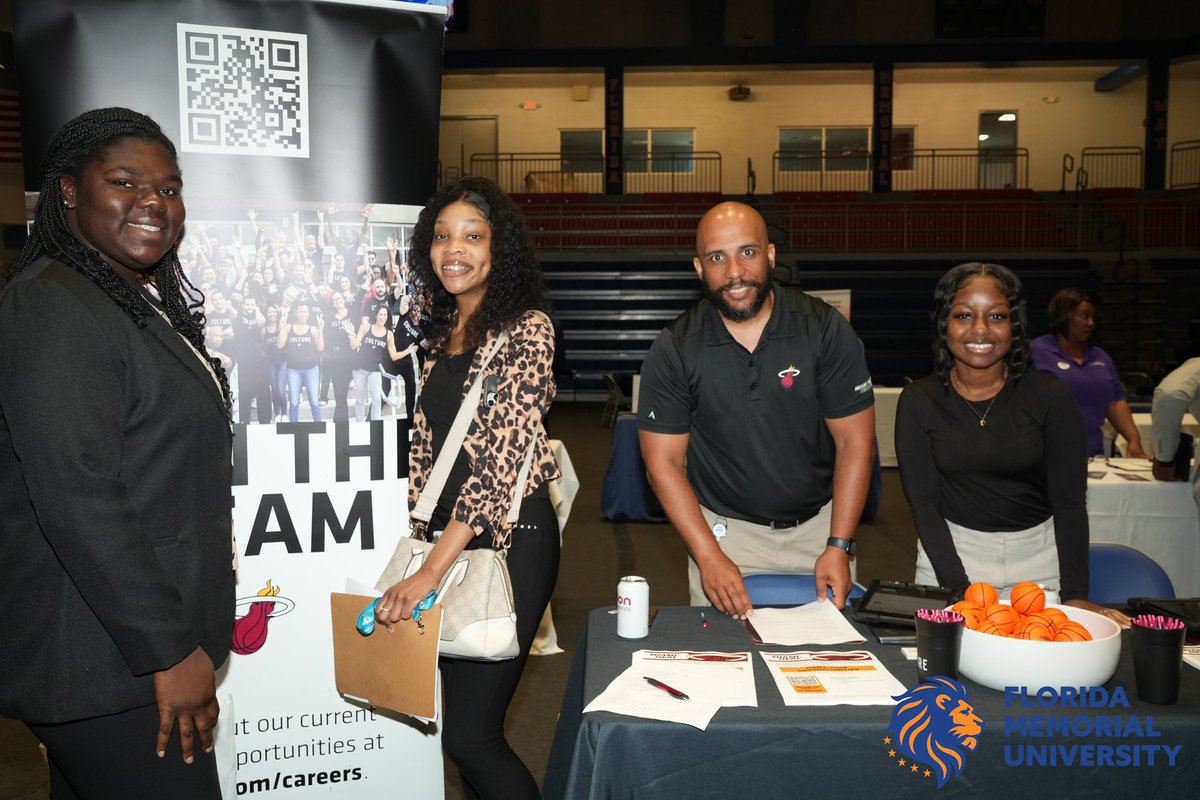 FLMemorialUniv's tweet image. FMU Spring 2025 Career Expo!
The Wellness Center was buzzing as Lions suited up and showed out, and made meaningful connections at today’s Career Expo. From top companies to grad schools, this is where futures are being built in real time.