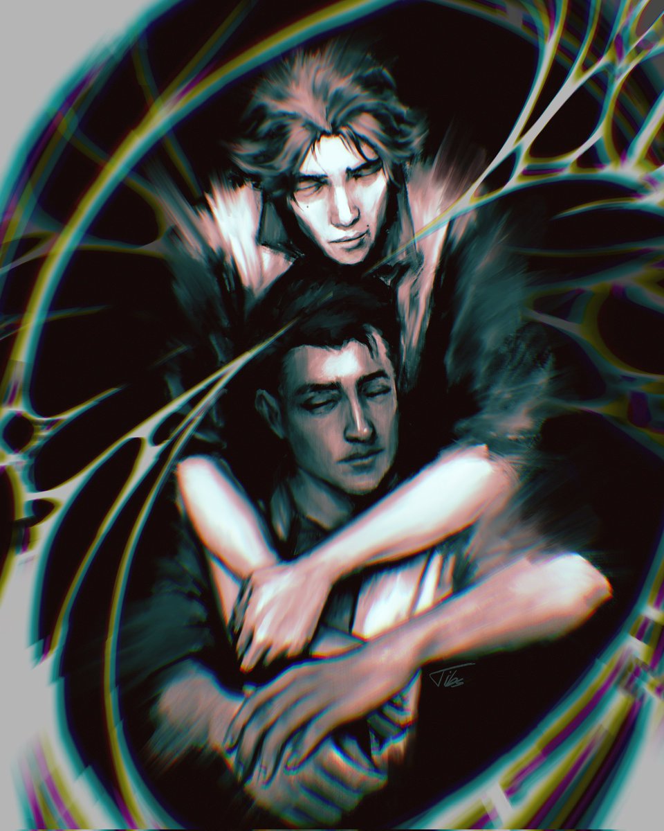 tibby_tibs's tweet photo. so I stayed in the darkness with you
#jayvik #jayvikfanart #jaycexviktor #arcane #Jayce #viktorarcane https://t.co/YVbinFP75a