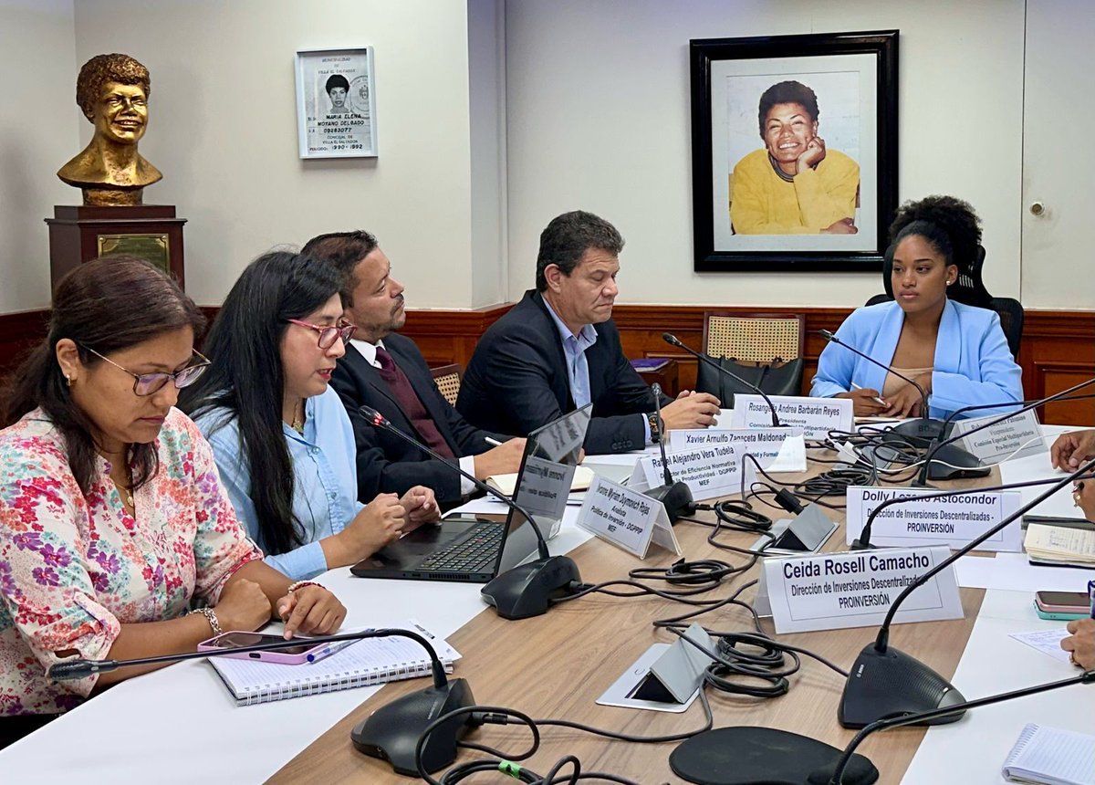 EspecialPro's tweet image. En la sesión de la Comisión @EspecialPro, recibimos a funcionarios del @MEF y @ProInversionPe , quienes expusieron sobre los topes CIPRL actualizados y, además, explicaron sobre extender los beneficios del certificado CIPRL para que se permita pago del IGV.