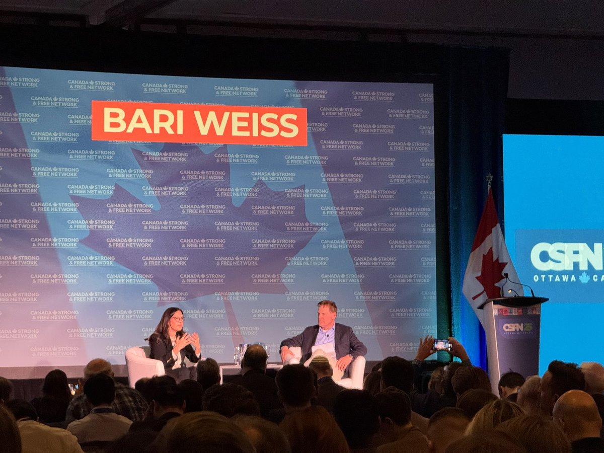 Dan Mader 🇨🇦 (@danjmader) on Twitter photo Great to hear from <a href="/bariweiss/">Bari Weiss</a> and <a href="/Baird/">John Baird</a> at <a href="/canstrongfree/">Canada Strong and Free Network</a>. Smart and inspiring! Great to hear from <a href="/bariweiss/">Bari Weiss</a> and <a href="/Baird/">John Baird</a> at <a href="/canstrongfree/">Canada Strong and Free Network</a>. Smart and inspiring!