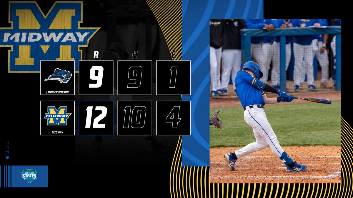 🚨 EAGLES WIN 🚨

<a href="/MidwayUBaseball/">Midway University Eagles Baseball</a> picks up the win after an 8-run seventh inning that included a grand slam from Grant Stone.

They head to Indiana this weekend for a series against Oakland City. 

#GoMidwayEagles #EagleNation #EagleEmpire