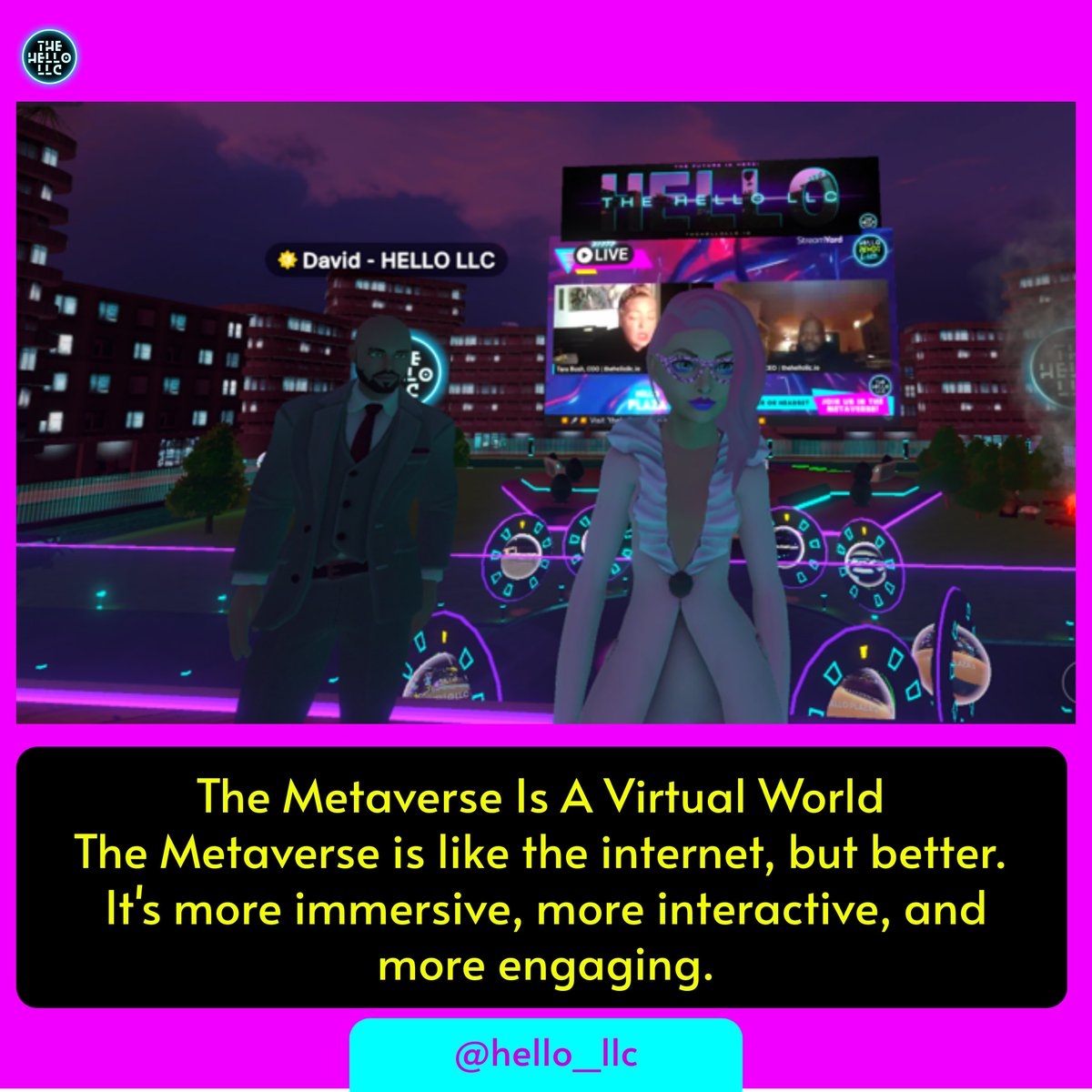 llc_hello's tweet image. Tag someone! That doesn&apos;t fully understand ❤️

#MetaverseSolutions #Interactive3D #VirtualEnvironments #MetaverseRetail #ProfessionalMetaverse
