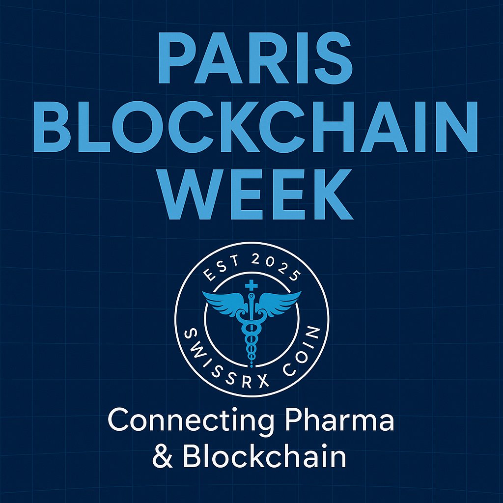 SwissRxchain's tweet photo. What an incredible experience at Paris Blockchain Week!
Meeting visionaries, connecting with builders, and sharing the mission behind $SWRX – bringing transparency and trust to pharma with blockchain.
Let’s keep building, together.
#PBW2025 #SWRX #Blockchain #PharmaTech #Solana https://t.co/Tfq0jRDLYL