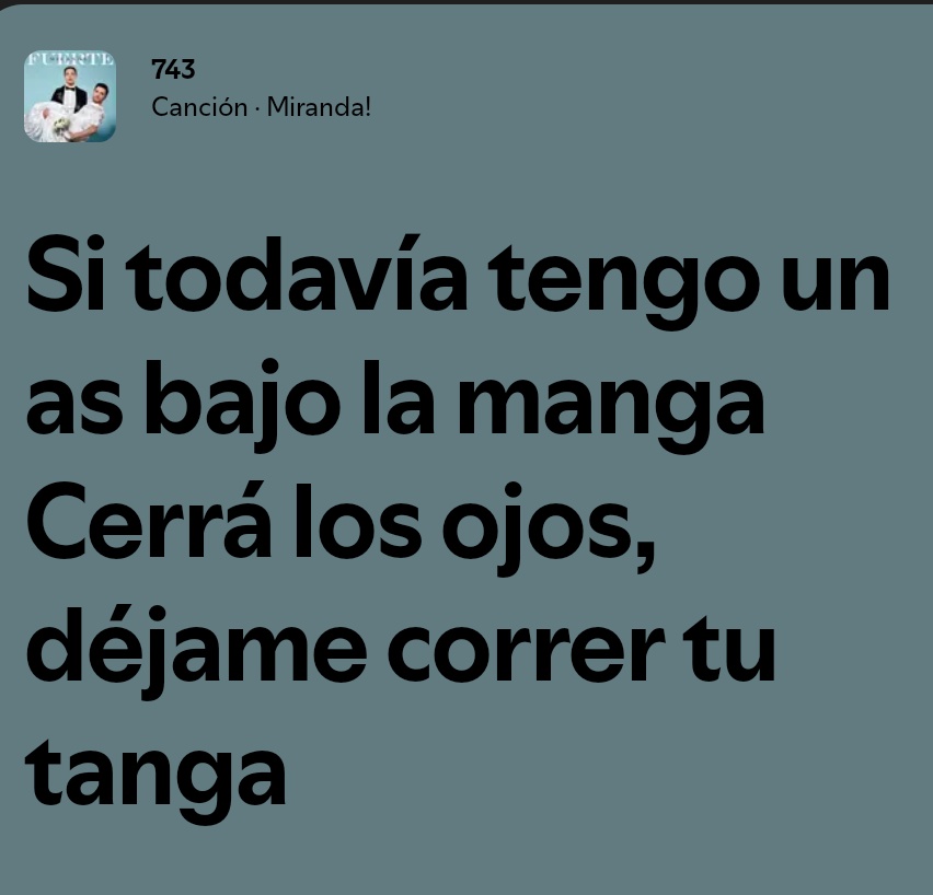 bambulaus's tweet photo. Nunca superaré que estos versos sean de la misma canción https://t.co/rC6VrPngaM