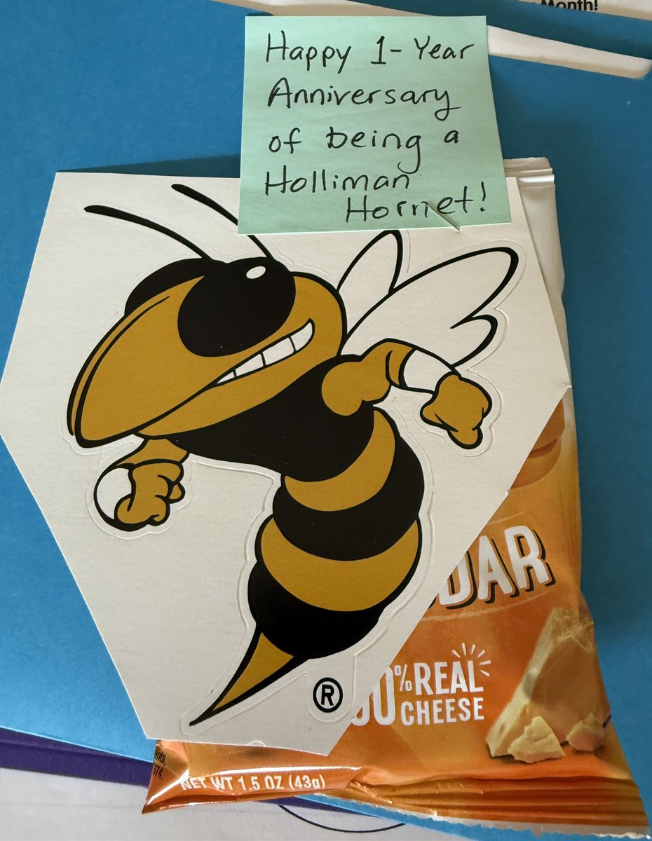 One of our 5th graders celebrated one year of being in a U.S. school today. He’s worked so hard this past year and I’ve enjoyed getting to know him these past few months. I couldn’t help but give him a small gift! <a href="/CabanaPrincipal/">Principal Cabana, Holliman Elementary</a> <a href="/WarwickSchools/">Warwick Schools</a> #MLLteacher