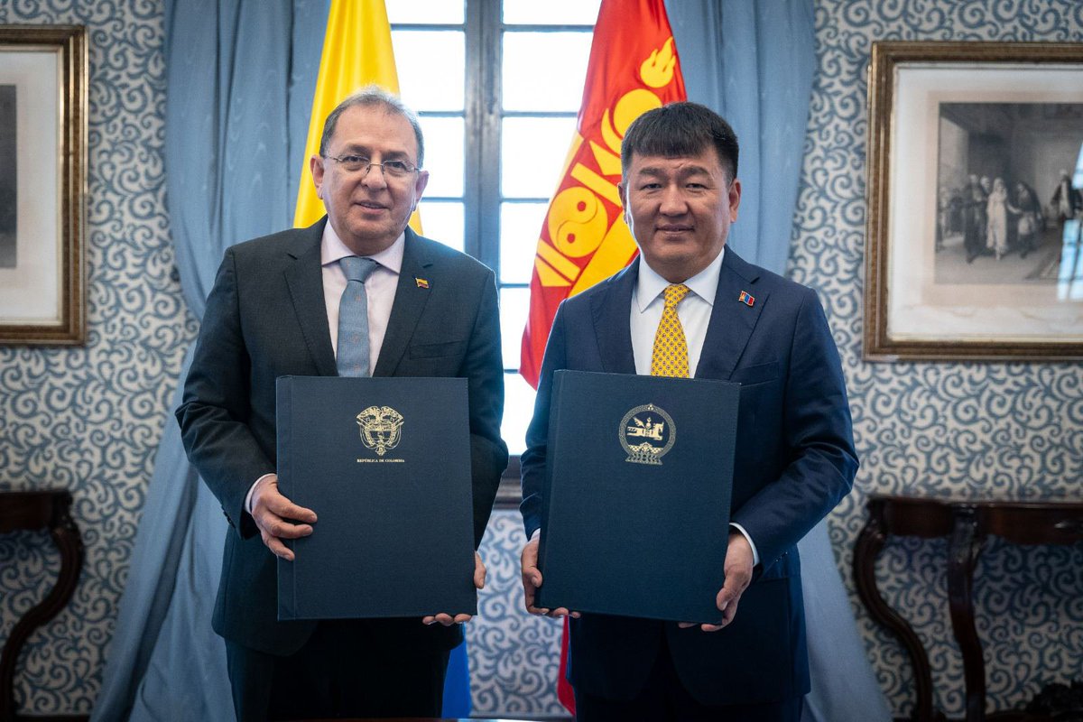 Визийн шаардлагаас харилцан чөлөөлөх тухай Монгол, Колумбийн Засгийн газар хоорондын хэлэлцээр байгуулагдсанаар манай улсын иргэд Латин Америкийн Аргентин, Бразил, Барбадос, Доминикан, Колумби, Куба, Парагвай, Перу, Чили, Уругвай, Эквадор зэрэг улсад визгүй зорчих боломж бүрдлээ