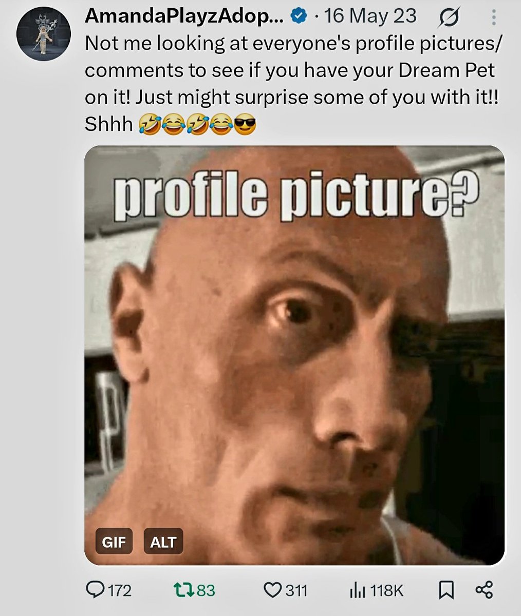 AmandaPlayzAdoptMe / AdultGamer Grandma of 8 tweet media