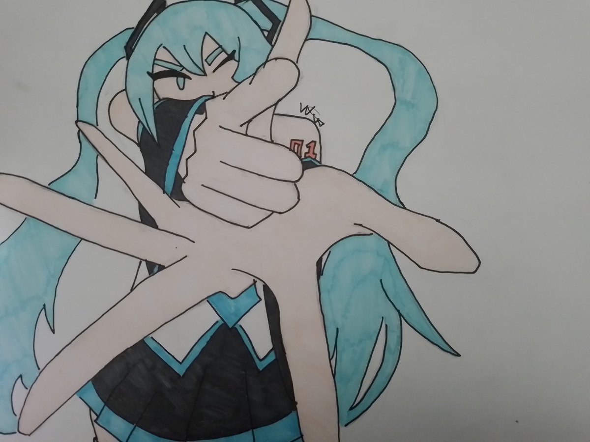 WOW__ARTIST's tweet image. Miku time!!