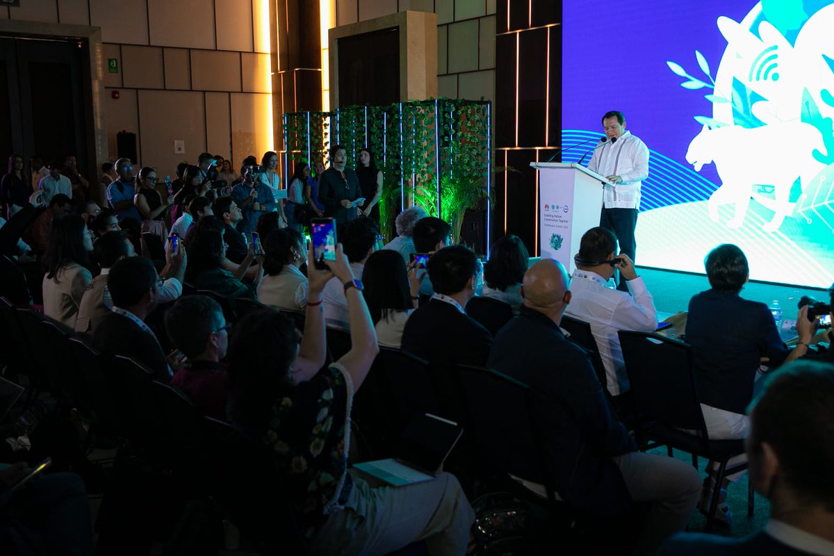 HUAWEI_TECH4ALL's tweet image. #Huawei, @IUCN, and local partners launch the second phase of the Tech4Nature project in Mexico during the #Tech4Nature Summit 2025, to strengthen jaguar protection in the Dzilam de Bravo State Reserve. Together for nature conservation!
Special thanks to @SEMARNAT_mx,…