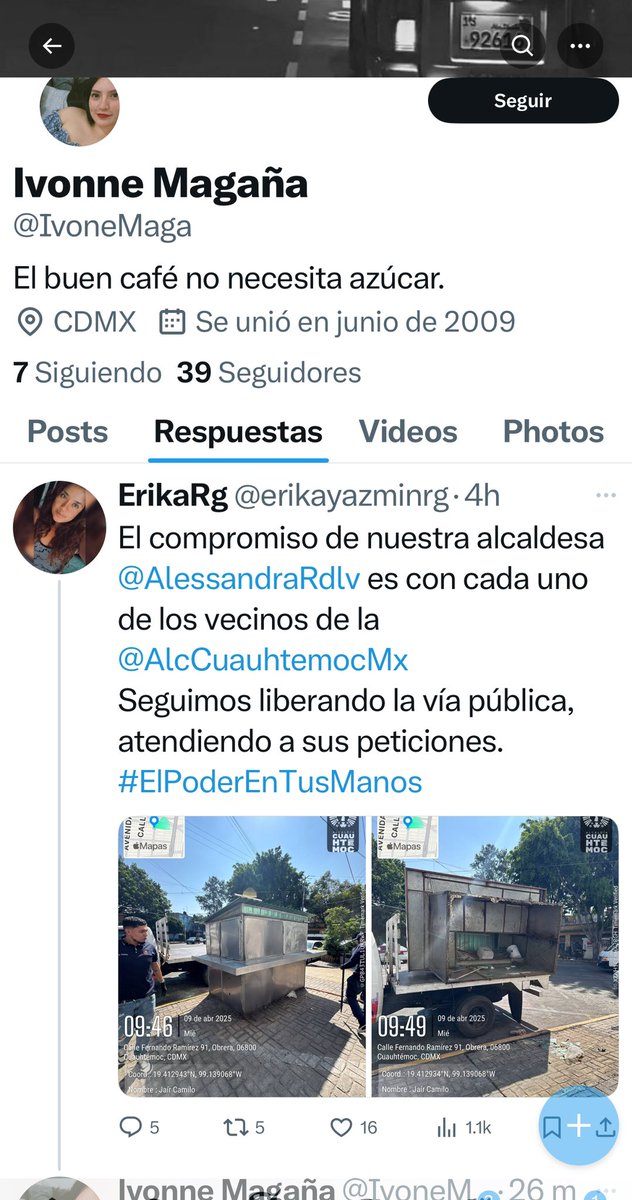 PorCuauhtemoc's tweet image. #BotDetectado al servicio de la alcaldesa @AlessandraRdlv que forma parte de su granja de texto servidores para defenderla y atacar a sus adversarios.