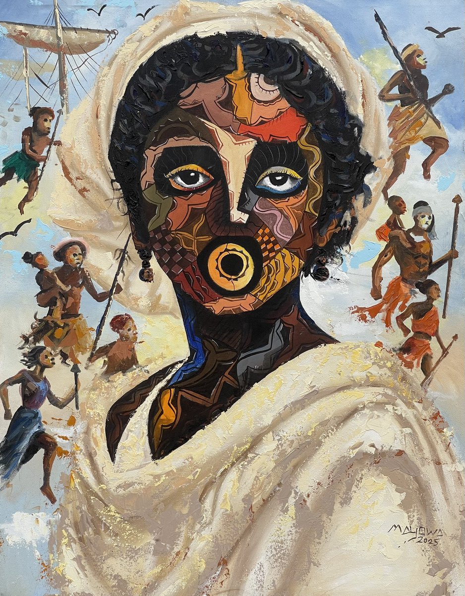 adekunlemuizz's tweet photo. The last judgment ( Moremi

I explores the themes of sacrifice, justice, and redemption, drawing parallels between the Last Judgment and Moremi’s legendary story of the queen . It highlights the importance of selflessness, courage, and the pursuit of justice, while showcasing Afr https://t.co/ndxkoYkDSg