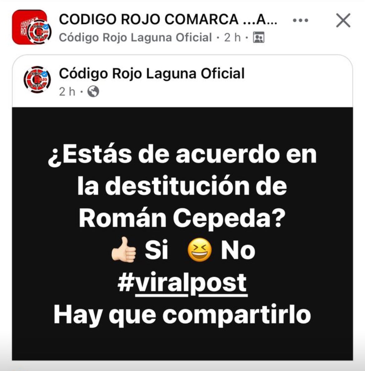rescatemostorr's tweet photo. #FueraRoban https://t.co/6xwmYyj5r9