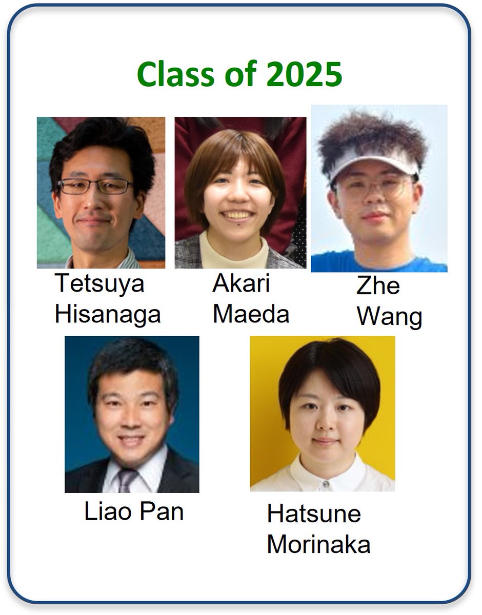 📢 Introducing our class of 2025 Budding Editors:   

Tetsuya Hisanaga🌱<a href="/hisanaga_t/">Tetsuya Hisanaga/久永哲也</a>
 Akari Maeda 🕘
Hatsune Morinaka 🔬 
 Liao Pan 🩸<a href="/PanLiao1/">Pan Liao</a> 
Zhe Wang🌱 <a href="/WangWaud/">Zhe Wang</a>

#PlantScience #EarlyCareer