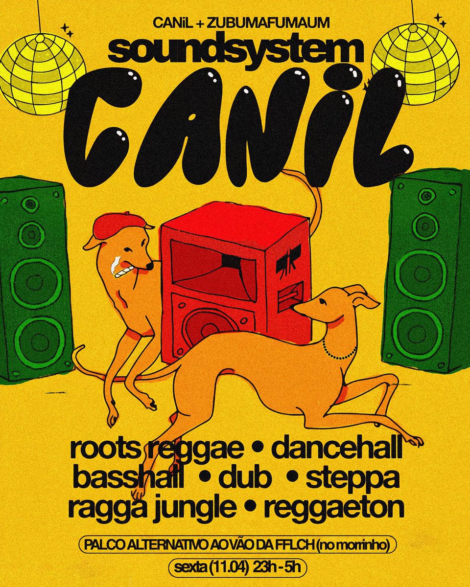 vai ter VÃO sexta na FFLCH, mas o fervo real vai tá no palco alternativo do morrinho 

🇯🇲🔥🇯🇲🔥

união Canil e Zubumafumaum