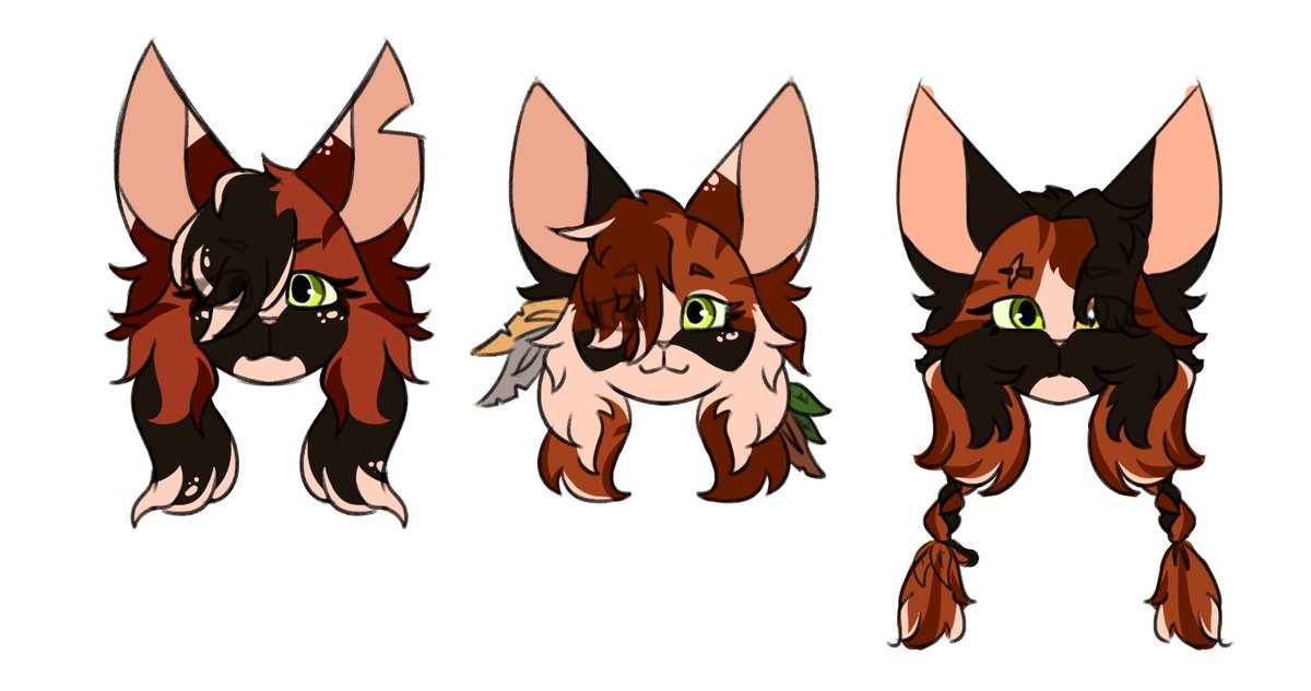 _themoonflowy's tweet photo. (๐บ๐ธ) Some of her family members, Appleblossom on the left (her mom) and Faithfulspirit in the middle (her sister)
---
(๐ง๐ท) Alguns membros da family dela, Appleblossom no meio (mรฃe dela) e a Faithfulspirit no meio (a irmรฃ dela)
#oc #art #ocart #conceptdesigns #warriorcatsoc https://t.co/o9b9lpTzOZ