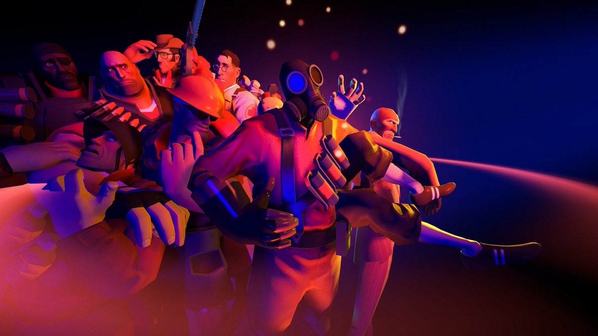ORing1991's tweet photo. #TF2 #sfm #medictf2 #heavytf2 #snipertf2 #spytf2 #scouttf2 #demomantf2 #engineertf2 #pyrotf2 #soldiertf2 https://t.co/gGU6UCqEWG