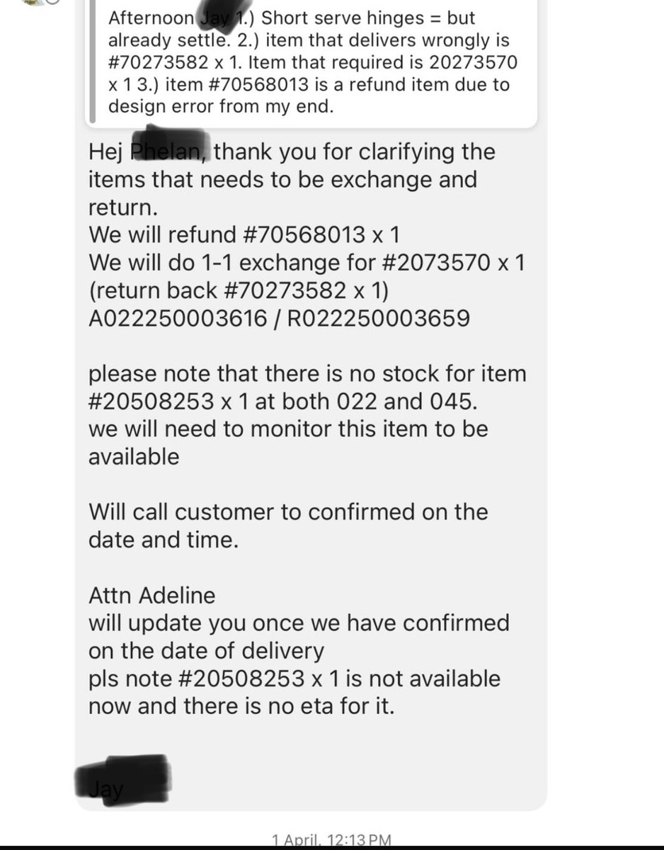 AnkurAnkpal's tweet photo. @MothershipSG guys pls be aware and be ready for surprises when you deal with @IKEA https://t.co/MN1QtkMolk