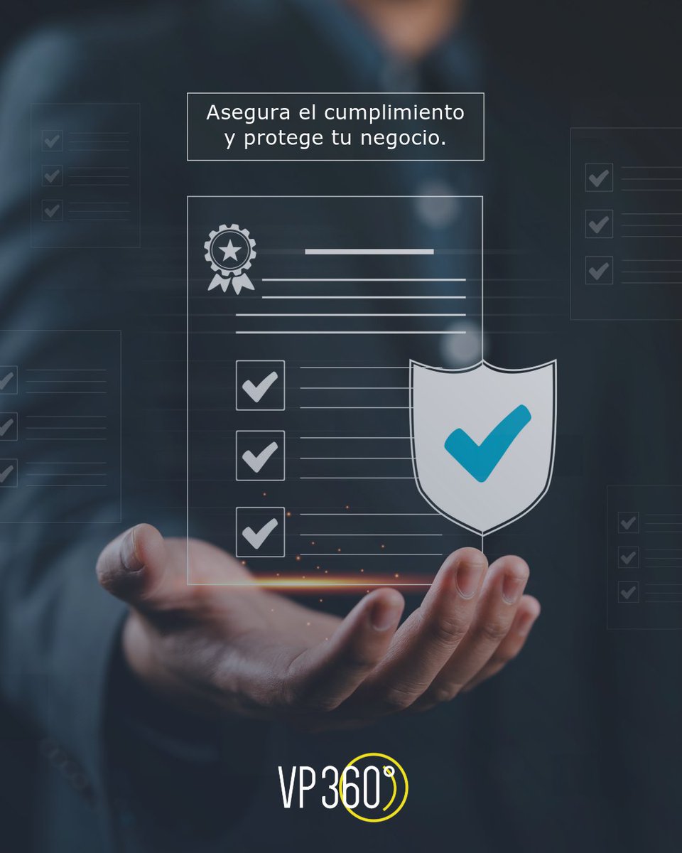 vp360mexico's tweet photo. Asegura el cumplimiento y protege tu negocio con VP360°. Evita sanciones, minimiza riesgos y enfócate en el crecimiento.
#VP360 #blacklist #riesgos #proteccion #Compliance https://t.co/m44VCXWKbC