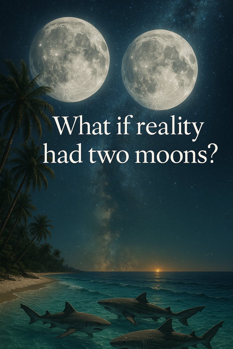 shakal2020's tweet image. GN GN X

The veil is thin tonight.
Two moons. Three shadows.

And the ocean remembers what we’ve forgotten.
#Docshakal #TwoMoons #OccultArt #MysticVision #DreamPortal #Surrealism #NightWhispers