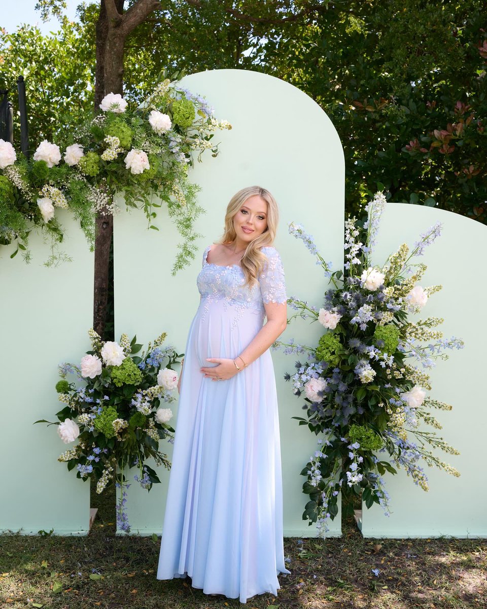TiffanyATrump's tweet image. We are so excited to meet our baby boy soon! 🩵🐰