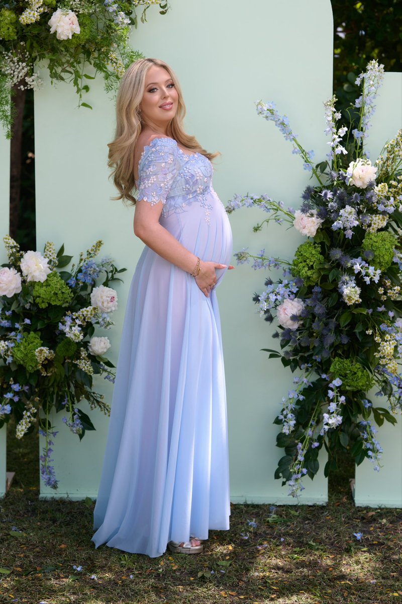 TiffanyATrump's tweet image. We are so excited to meet our baby boy soon! 🩵🐰
