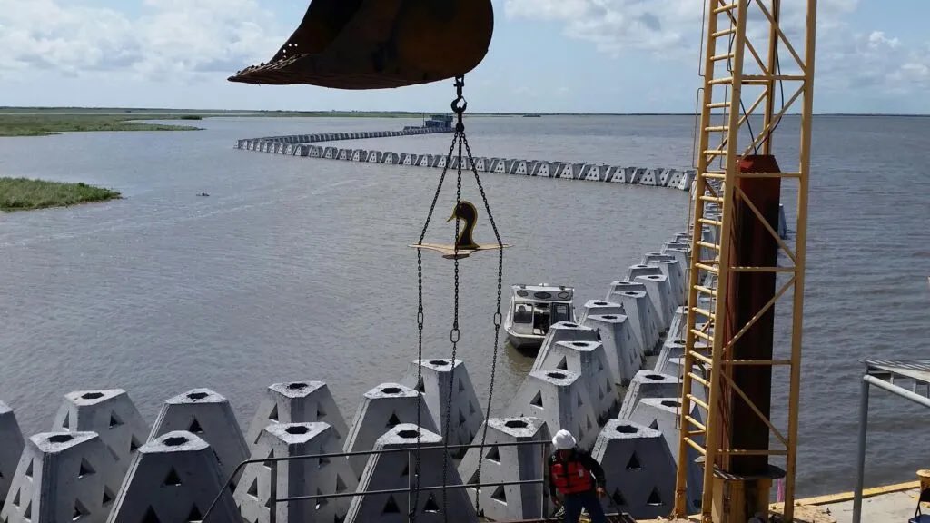 WHERE TO START?
Our process is TURN-KEY, starting with a site visit and survey to determine the feasibility of designing a site-specific system, custom solution, tailored to your needs. 
On Shore Sand Dune Restoration
Near Shore, On Shore Infrastructure Protection For roadways,