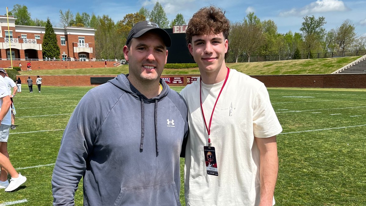 Want to give a BIG THANKS to Coach Vance and the rest of the coaching staff at Elon University for the Awesome invite over the weekend.  
Amazing University.  
Looking forward to seeing you all again soon!!!