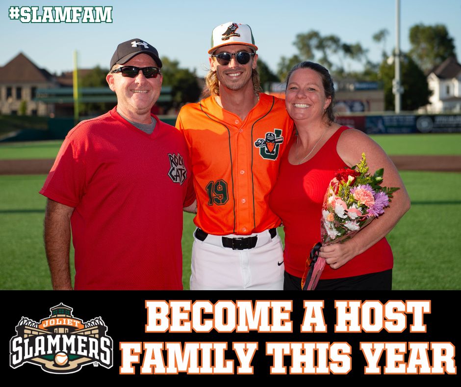Joliet Slammers (@jolietslammers) on Twitter photo 🚨HOST A SLAMMER🚨
The season is right around the corner and we are looking for more host families to join the #SlamFam! For more information about the benefits of housing a professional baseball player this 2025 season, check out our website or email info@jolietslammers.com! 🚨HOST A SLAMMER🚨
The season is right around the corner and we are looking for more host families to join the #SlamFam! For more information about the benefits of housing a professional baseball player this 2025 season, check out our website or email info@jolietslammers.com!