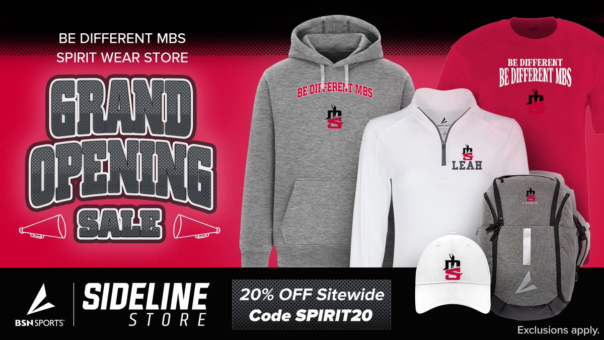 BeDifferentMBS's tweet photo. GRAND OPENING SALE
Be Different MBS Store is LIVE
20% OFF Sitewide
Use Code: SPIRIT20
Hoodies. Tees. Joggers. Hats.
Don’t wait, limited time.
#BeDifferentMBS, #BuiltDifferent, #SupportBlackBusiness, #AthleteOwned, #StreetwearCulture, #LifestyleApparel, #NewBrandAlert #ShopNow https://t.co/c92J1i1tm6