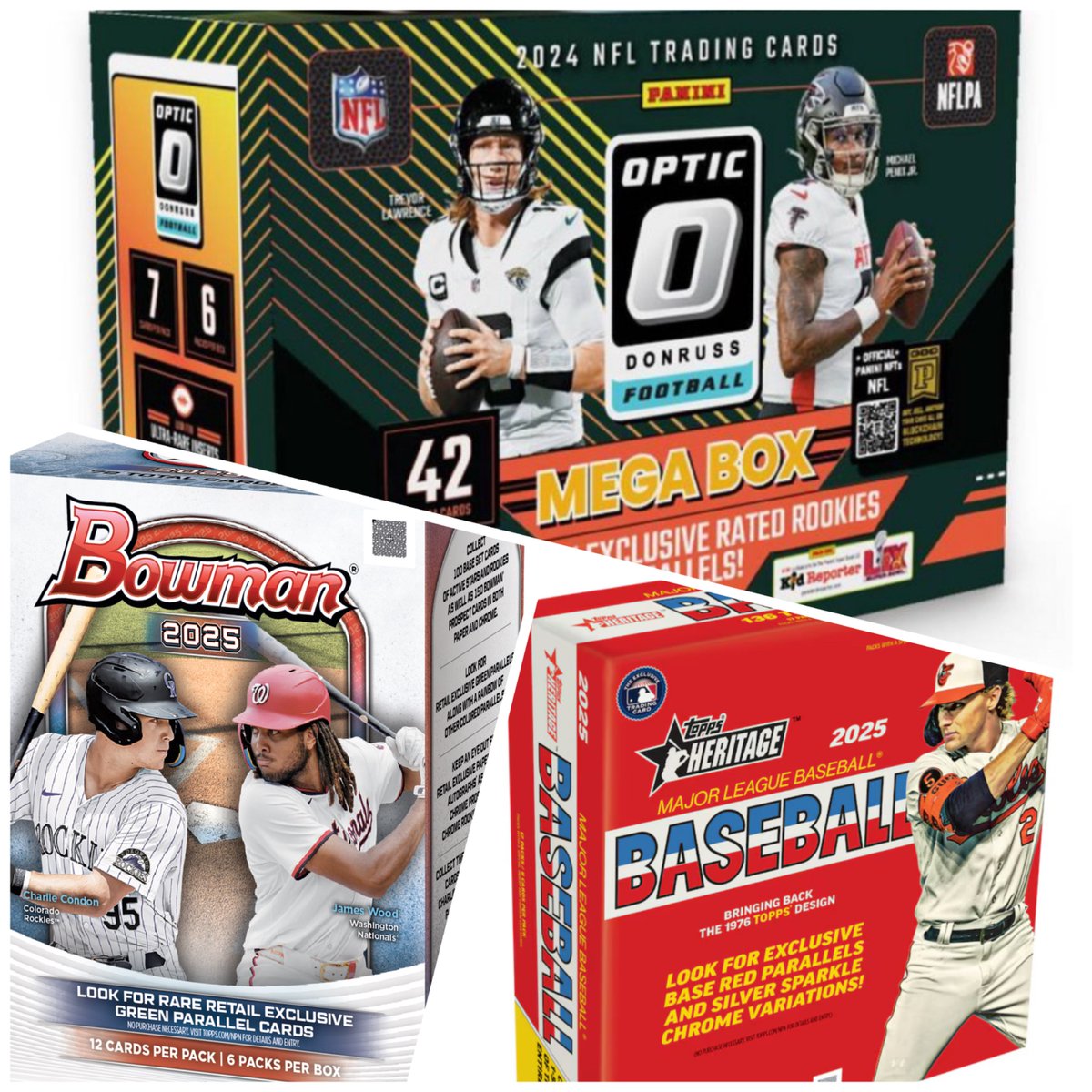 ClubLevelCards's tweet photo. Solid purchases for me earlier this week. Lord I hope there’s some 🔥 lurking in those boxes. 

#clublevellife #thehobby #clublevelcards #whodoyoucollect #thehobbyfamily #clublevel https://t.co/oqf9KRoEYU