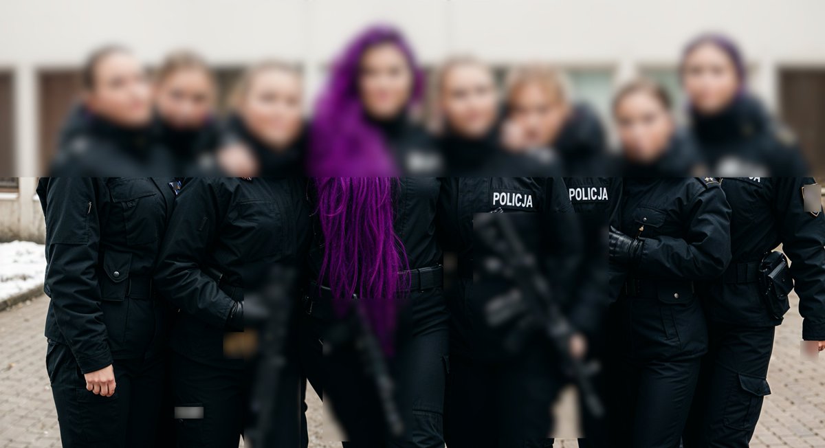 UltraV_Hanna's tweet photo. I was in the police force for 4 years. On February 26th of this year, I handed in my resignation to dedicate myself to my passion: DESTROY FACES WITH MY ASS 🍑
A toast to this new 2025 #UVStudio era!
*Me with my squad girls on my last day💜
#QueenHanna #UltraV #C4s https://t.co/wwNT2RUKjN