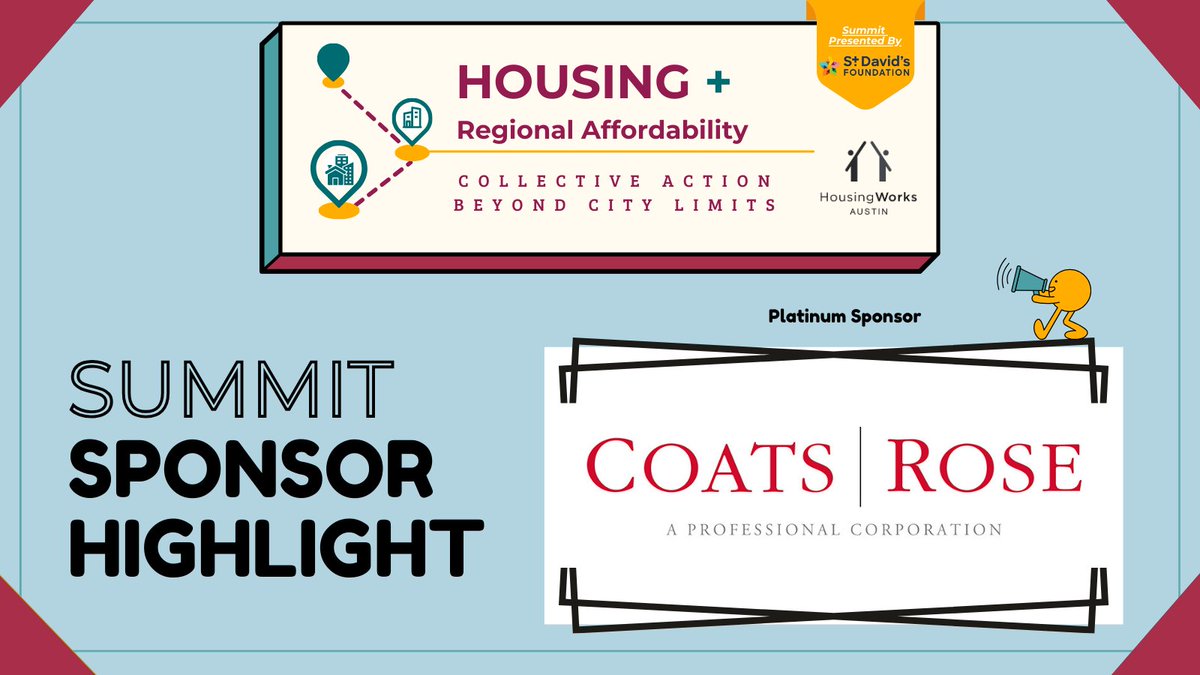 Big thank you to our platinum sponsor Coats Rose! The summit is just two days away. Register today! 

housingworksaustin.org/summits/2025-s…