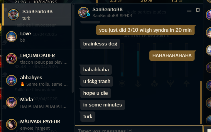 Fanks94's tweet photo. Carré la commu @RiotSupportFR, c'est bannissable ce genre de comportement ? https://t.co/I5rlrW9kTF