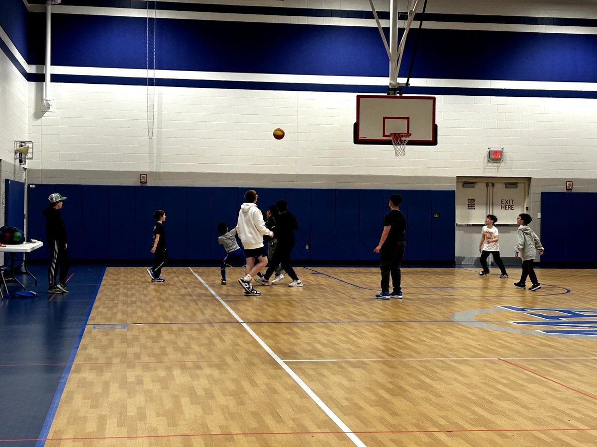 Thank you to all the families who came to celebrate our military connected students tonight. They enjoyed pizza and some time in the gym!