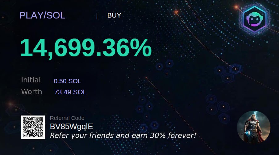 BalboaEmmi49431's tweet photo. 🪙 SOL / $PLAY #PLAY
CA :
EcjSH3j2Jd4icauLUgeeFT1tXFjykRyrLxbq4CMQpump
DONE : 150X
I Called 4K —-> 748K (CAP) ⚡️
⚡️ Join Early Call : https://t.co/B4282DR05e
$BTC $ETH $XRP $SOL $BNB $DOGE $ADA $TRX $LINK $AVAX $SUI #PUMPWSWAP $TON $SHIB #TRADE https://t.co/VIUQjIqEr8