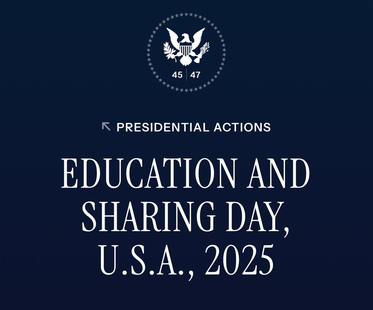 Lubavitch's tweet photo. President Trump @realDonaldTrump has proclaimed today, April 9 — the Rebbe's birthday — to be Education and Sharing Day, U.S.A., honoring the Rebbe's lasting impact on the Jewish community and the world.

“This Education and Sharing Day, U.S.A, we draw inspiration from the life, legacy, and blessed memory of Rabbi Menachem Mendel Schneerson, the Lubavitcher Rebbe and leader of the Chabad-Lubavitch community, whose Hebrew birthday corresponds to this day,” the proclamation reads. “He embarked on a global campaign of spiritual outreach to bring the light of faith and Yiddishkeit to countless members of the Jewish community.”

Referencing Chabad-Lubavitch Headquarters, the Presidential proclamation continues:

“From 770 Eastern Parkway in Crown Heights, the modest home that continues to serve as Chabad headquarters, he reinvigorated the Chabad-Lubavitch movement and led a religious revival — one that would touch all four corners of the globe. Today, Chabad and its shluchim, emissaries dedicated to spreading Jewish awareness, education, and kindness in communities around the world, still serve as beacons of the Rebbe’s teachings and boundless love for all humanity.”

The President @POTUS closed by encouraging everyone to take the day’s message to heart.

“The First Lady and I encourage all Americans to reflect upon the Rebbe’s teachings. His inestimable dedication and unwavering example have become woven into the very fabric of our Nation and its character. His memory remains a blessing to the world.”
