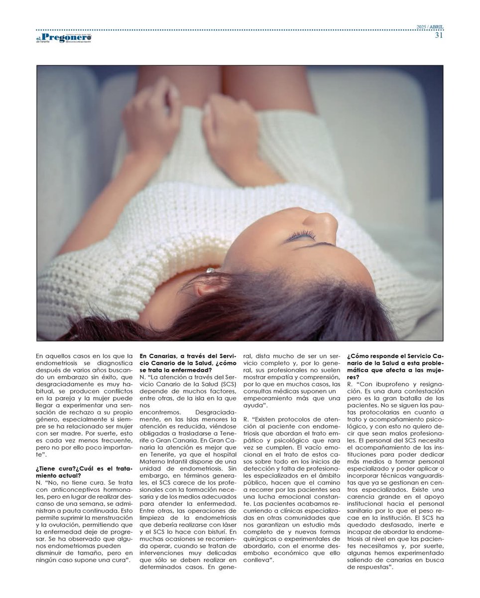 #Entrevista #Salud #Mujer #FlorentínDiaz #endometriosis